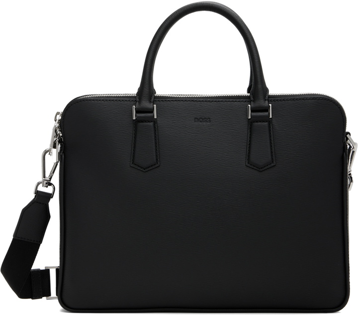 Photo: BOSS Black Embossed Logo Document Briefcase