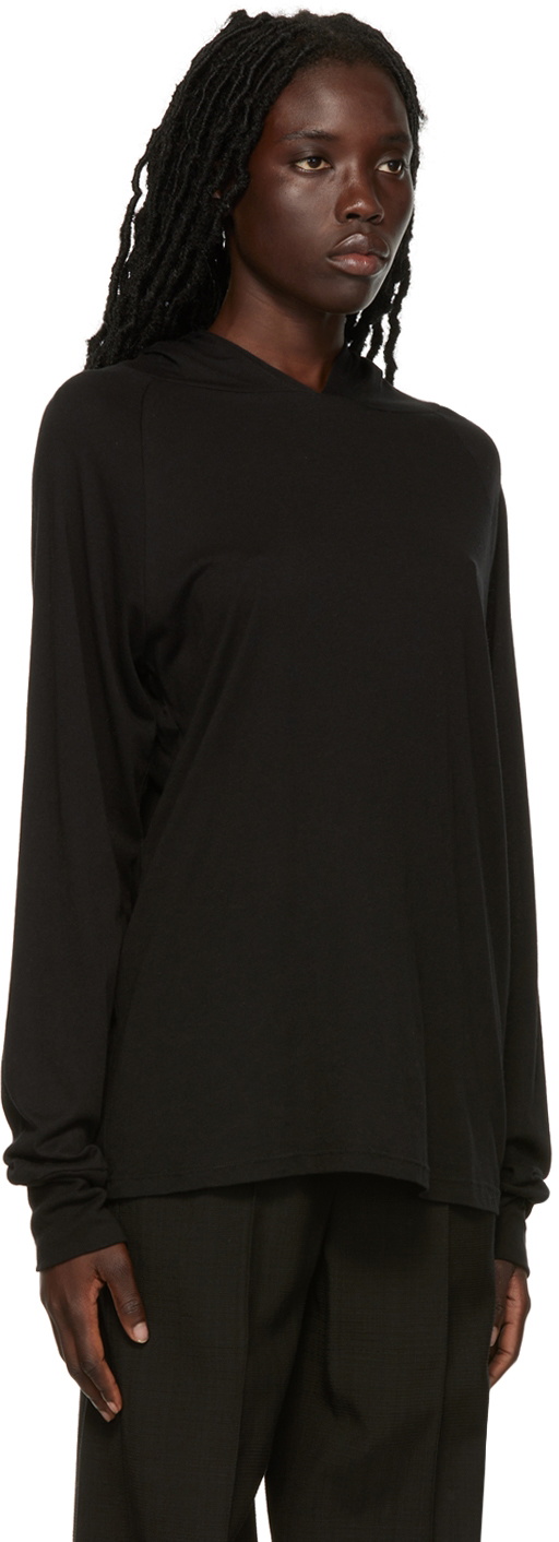 ÉTERNE Black Raglan Hoodie