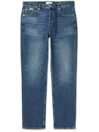 FRAME - Straight-Leg Distressed Jeans - Blue