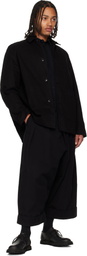 Toogood Black 'The Draughtsman' Shirt