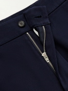 Dunhill - Straight-Leg Cotton-Blend Twill Trousers - Blue
