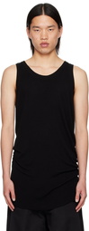 Julius Black Twisted Tank Top