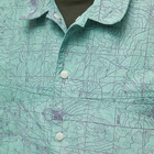 Gramicci Men's Nylon Alpine Vacation Shirt in Yosemite Green