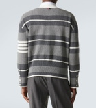 Thom Browne Striped cotton cardigan