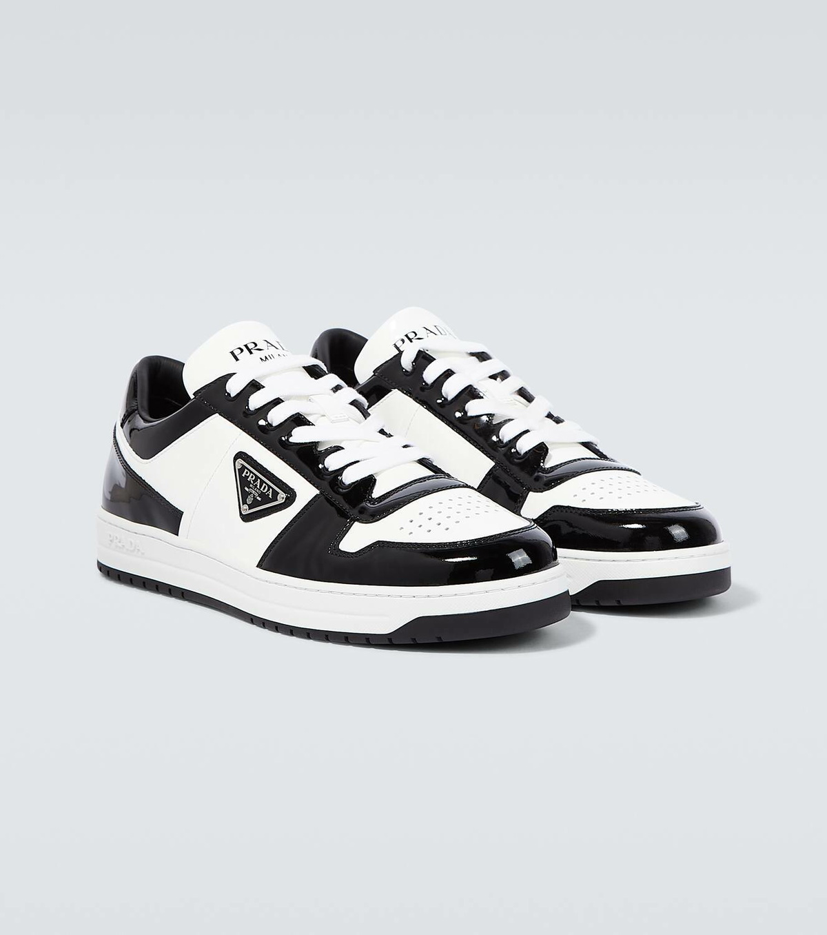 Prada Downtown leather low-top sneakers Prada