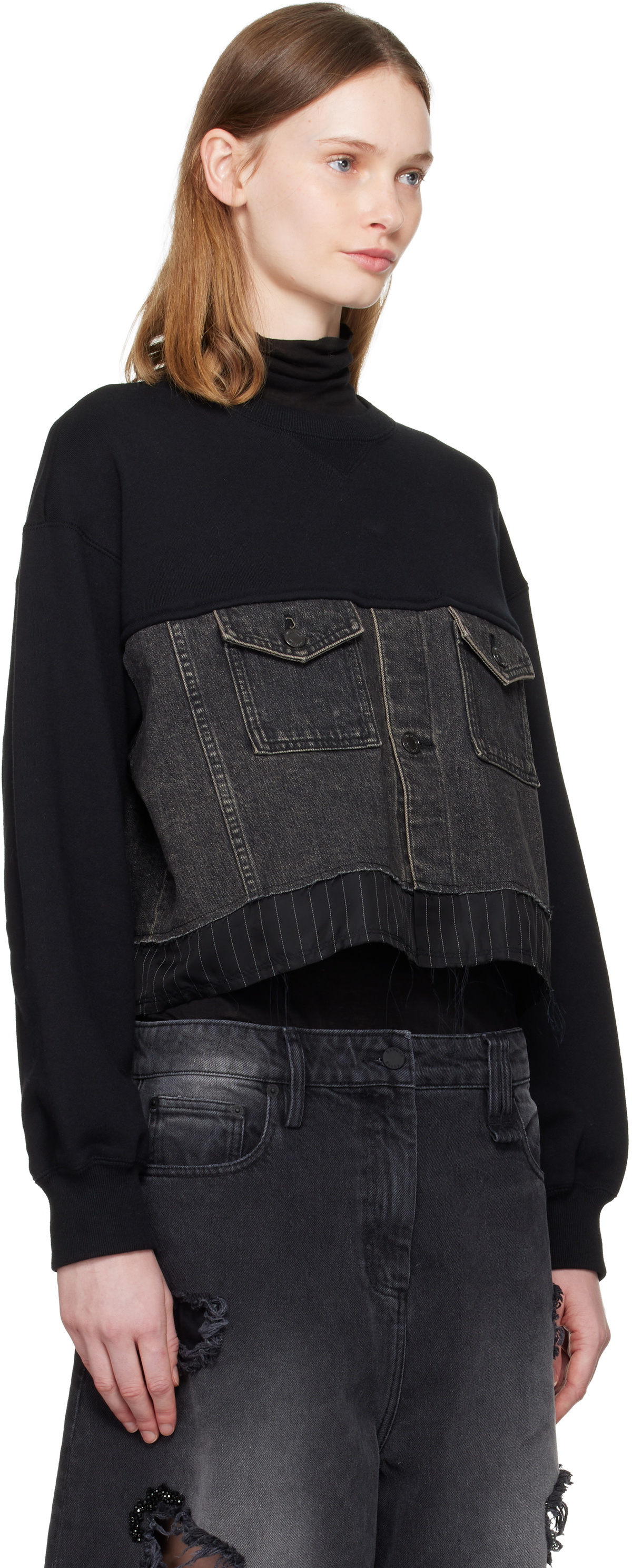 UNDERCOVER Black UP2E1811 Sweatshirt