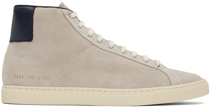 Photo: Common Projects Off-White Retro Sneakers