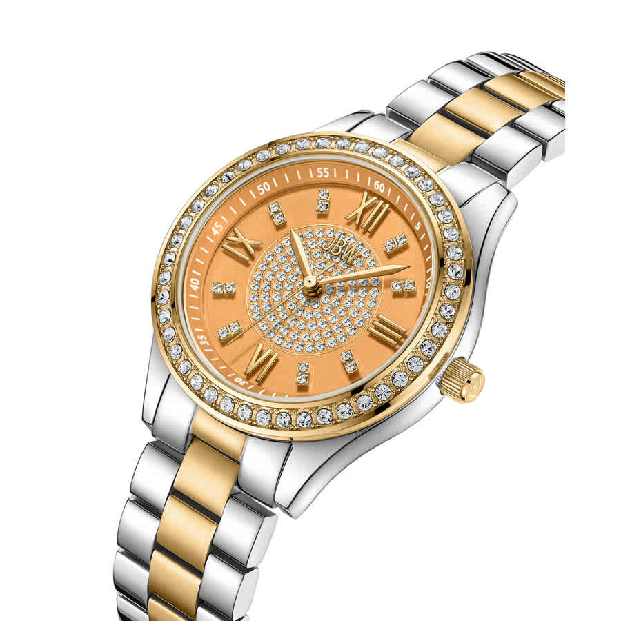 JBW Mondrian 34 Quartz Orange Dial Unisex Watch J6388F