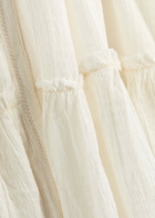 Free People Desert Dazed Seersucker Midi Dress Ivory