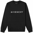 Givenchy Men's Logo Crew Sweat in Black