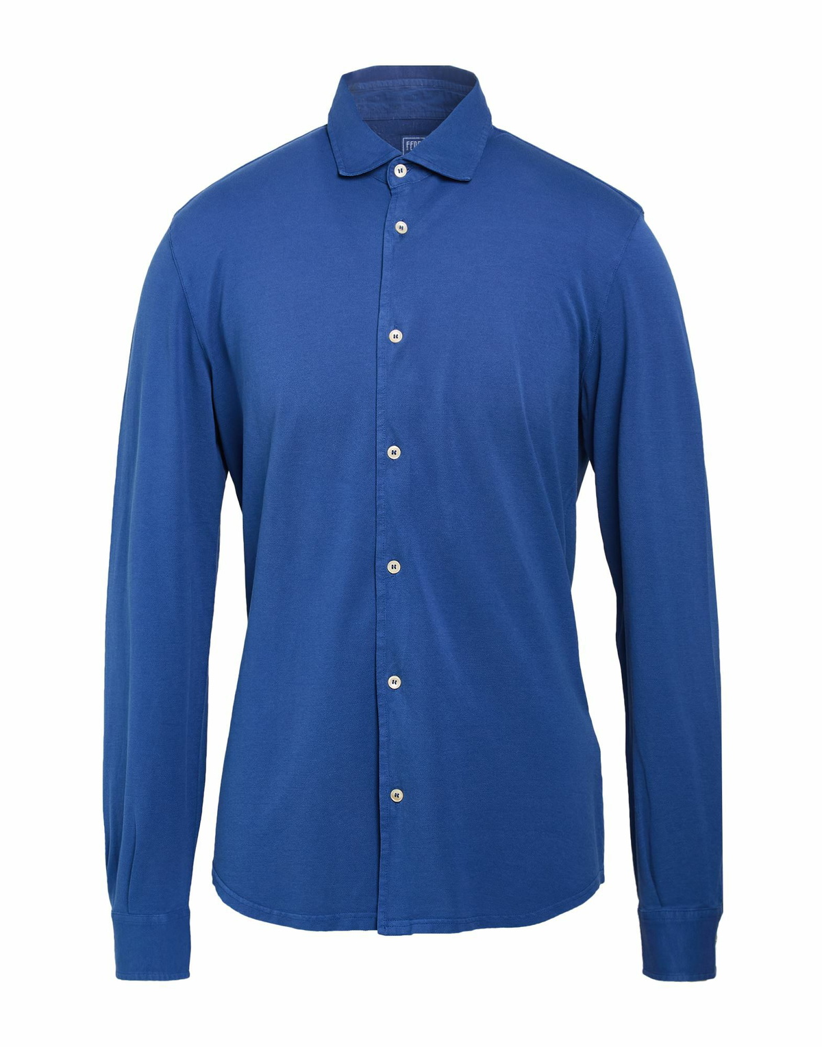 Fedeli Mens Shirt Slate in Blue