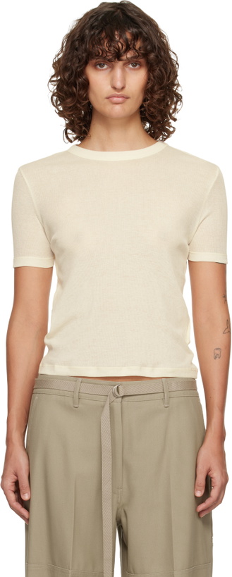 Photo: LE17SEPTEMBRE Off-White Classic Cotton T-shirt
