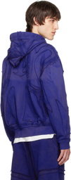 YAKU Blue Raaalien Hoodie