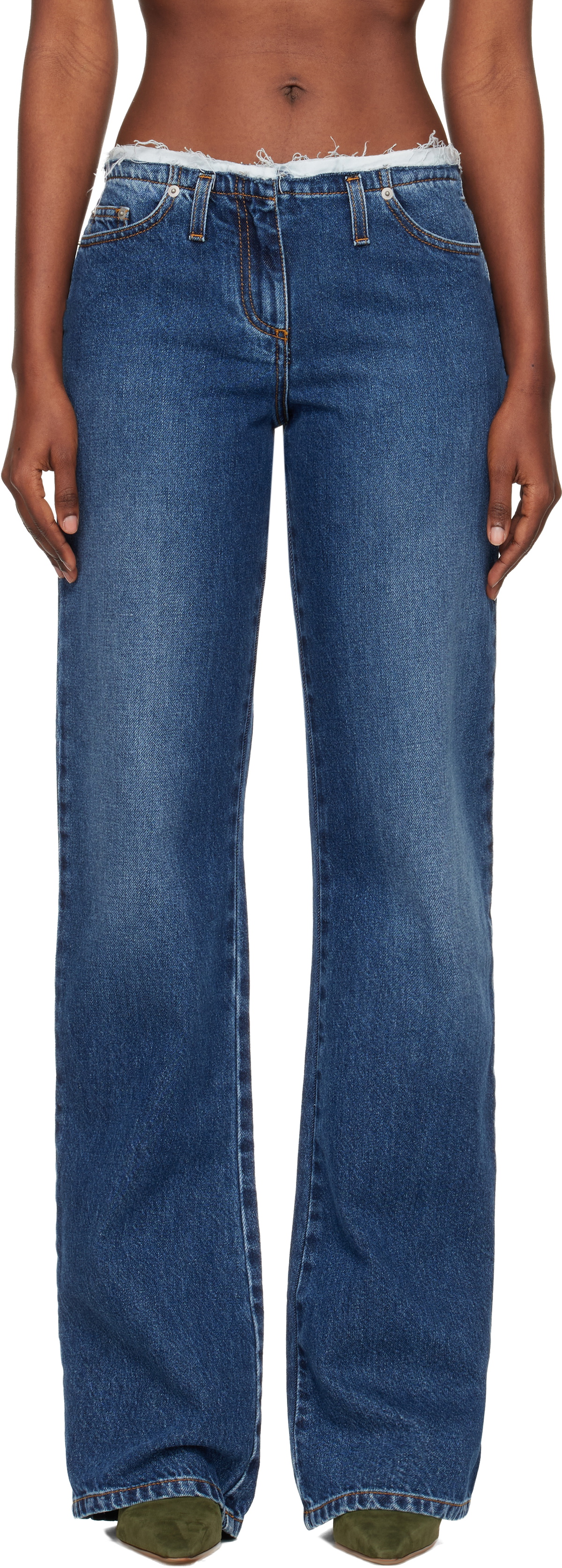 Julie Kegels Blue Po Jeans