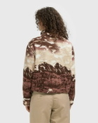 Columbia Helvetia™ II Printed Cropped Half Snap Multi-color Womens Fleece Jacket