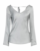 Manila Grace Womens Top in Light grey