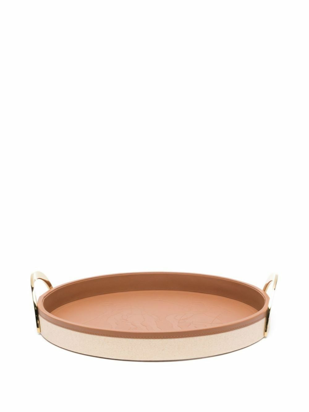 Ralph Lauren Home Neutral Garrett Leather Tray