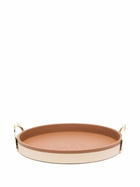 Ralph Lauren Home Neutral Garrett Leather Tray