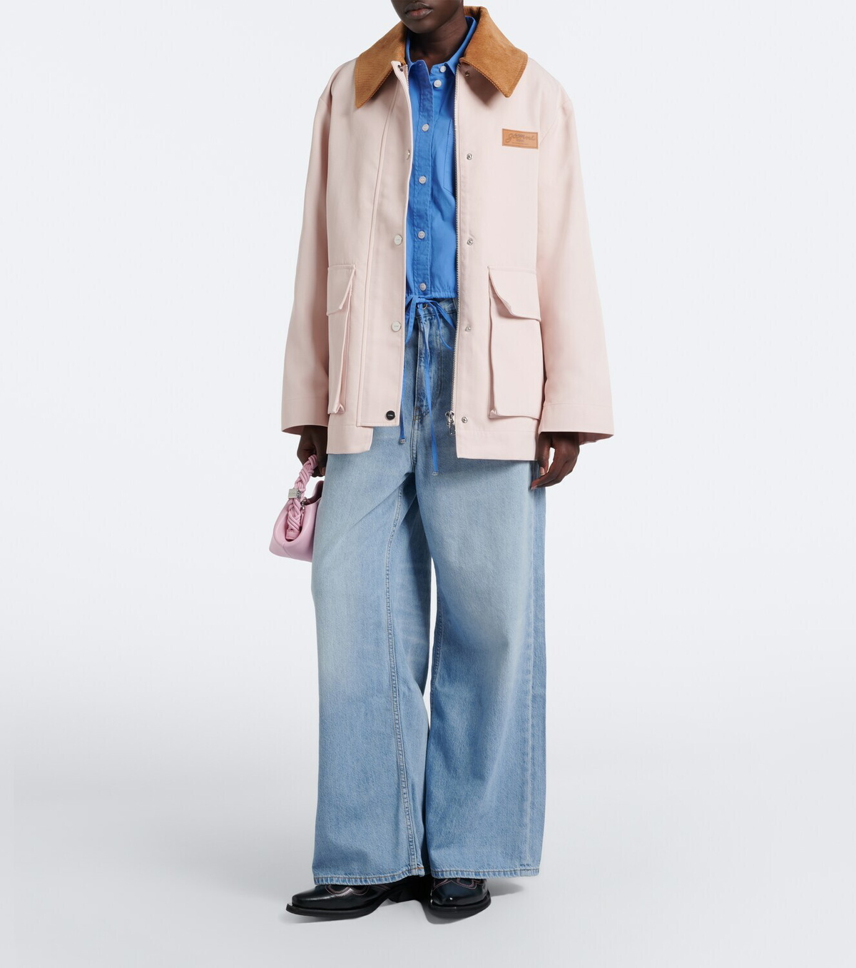 Ganni Cotton-blend shirt