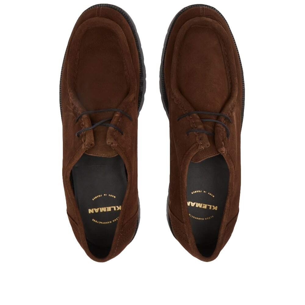 KLEMAN Men's Padror Suede Shoe in Chocolate KLEMAN