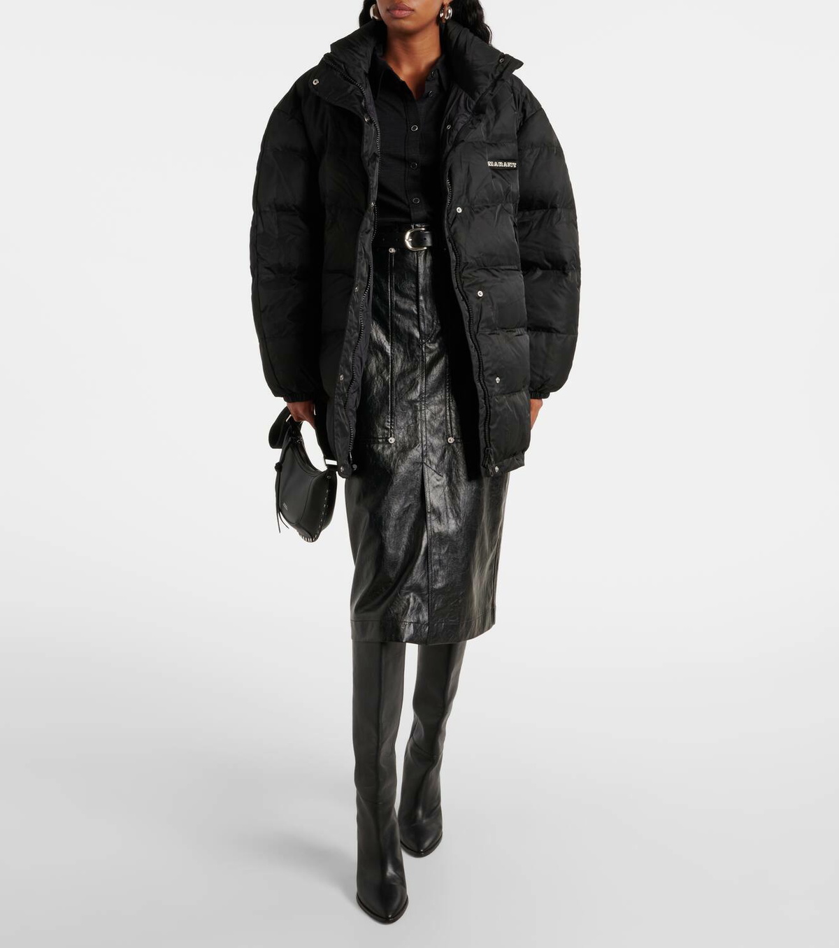 ダウンジャケット・コート Isabel Marant Belize Padding Black MA0254FAB3C01E01BK MA0254 Marant Étoile Belize Padded Down Jacket | italist