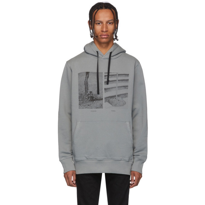 Photo: 1017 ALYX 9SM Grey Print Hoodie