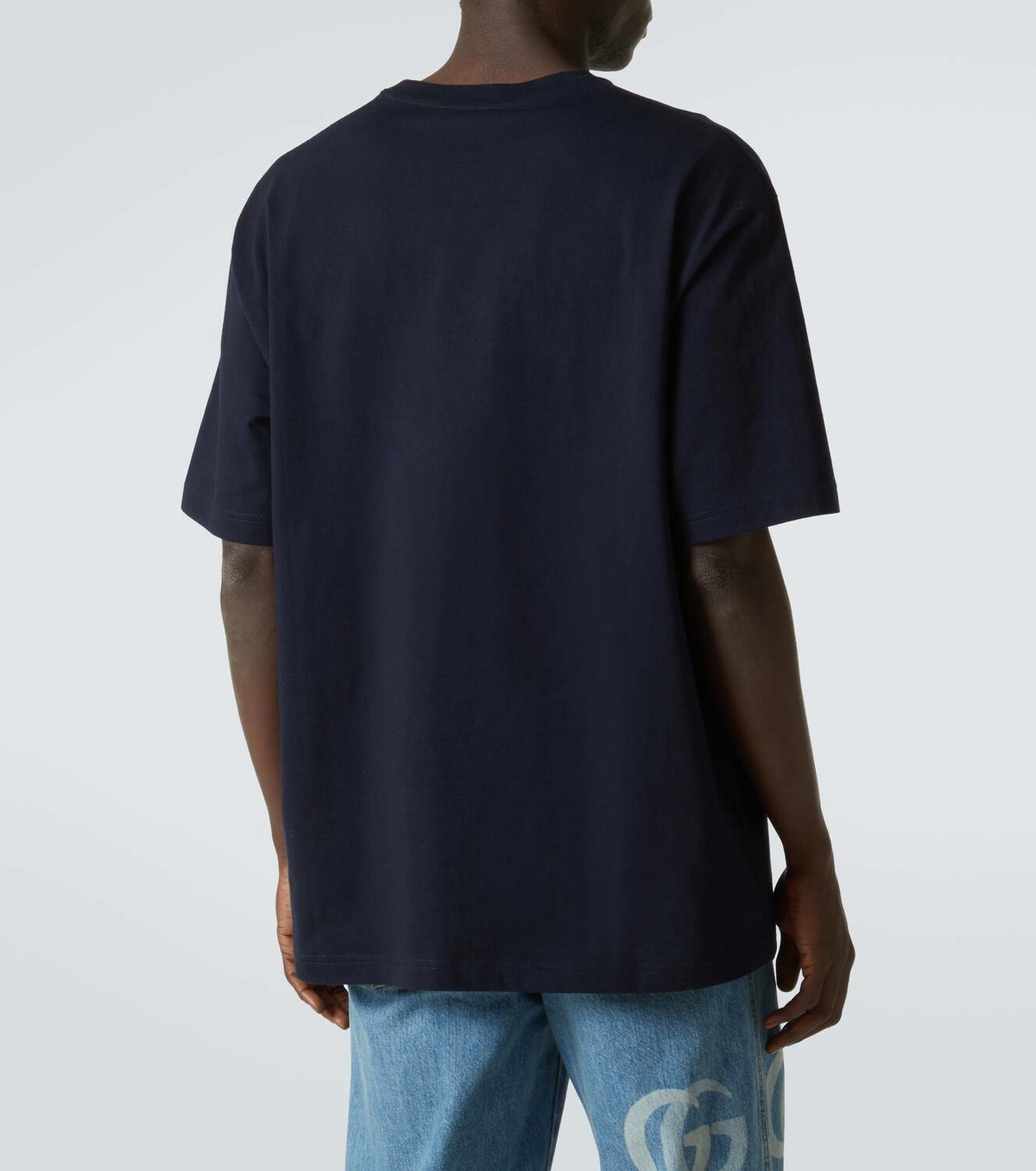 【GUCCI】ロゴコットンジャージーTシャツ コットンジャージー プリント Tシャツブラック | GUCCI公式