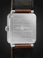 Bell & Ross - BR 03 Golden Heritage Automatic 41mm Steel and Leather Watch, Ref. No. BR03A-GH-ST/SCA