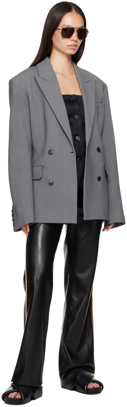 Nanushka Gray Laane Blazer
