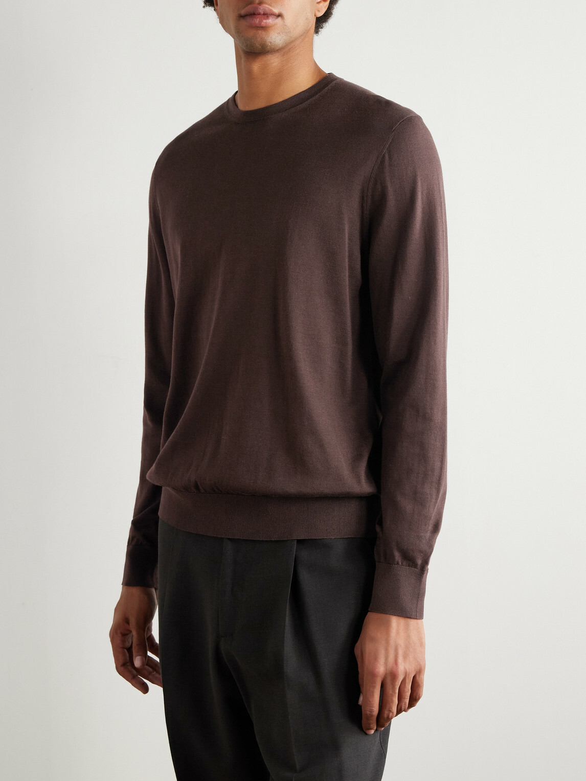 Loro Piana - Ice Wish™ Sea Island Cotton Sweater - Brown