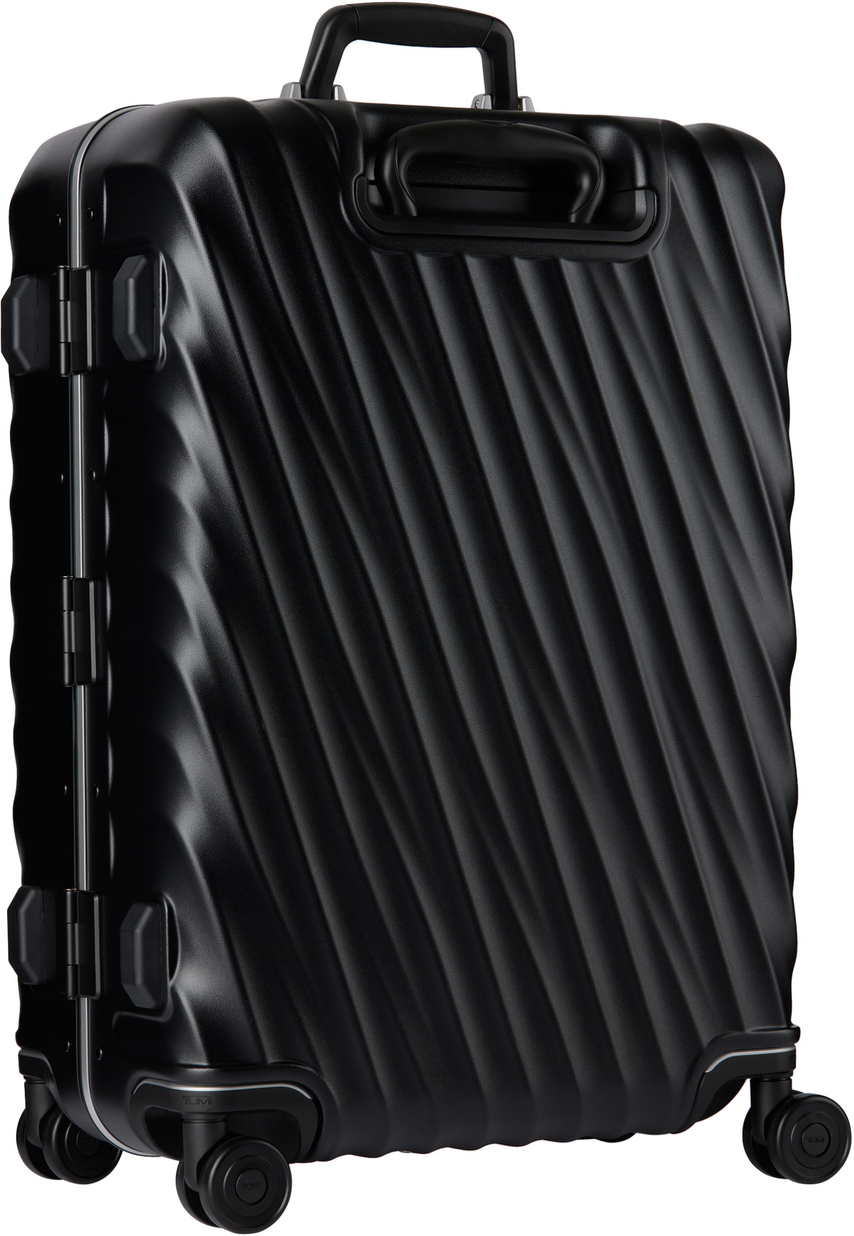 Tumi Black Short Trip Checked Suitcase