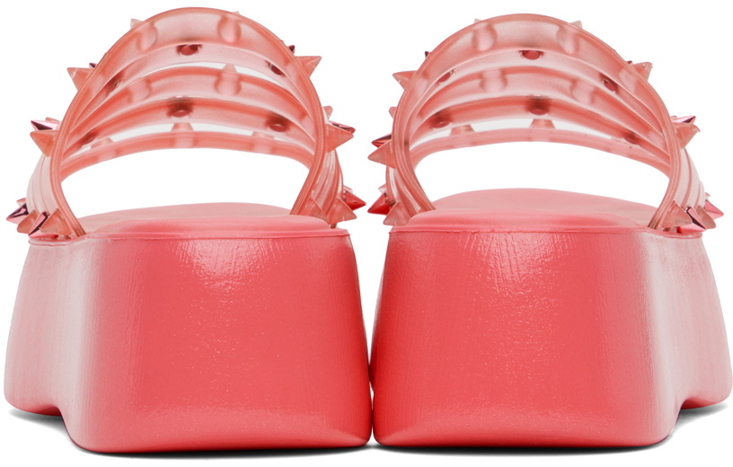 Jean Paul Gaultier Pink Melissa Edition 'The Becky Punk Love' Slides