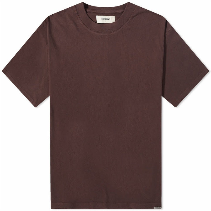 Photo: Represent Men's Blank T-Shirt in Plum