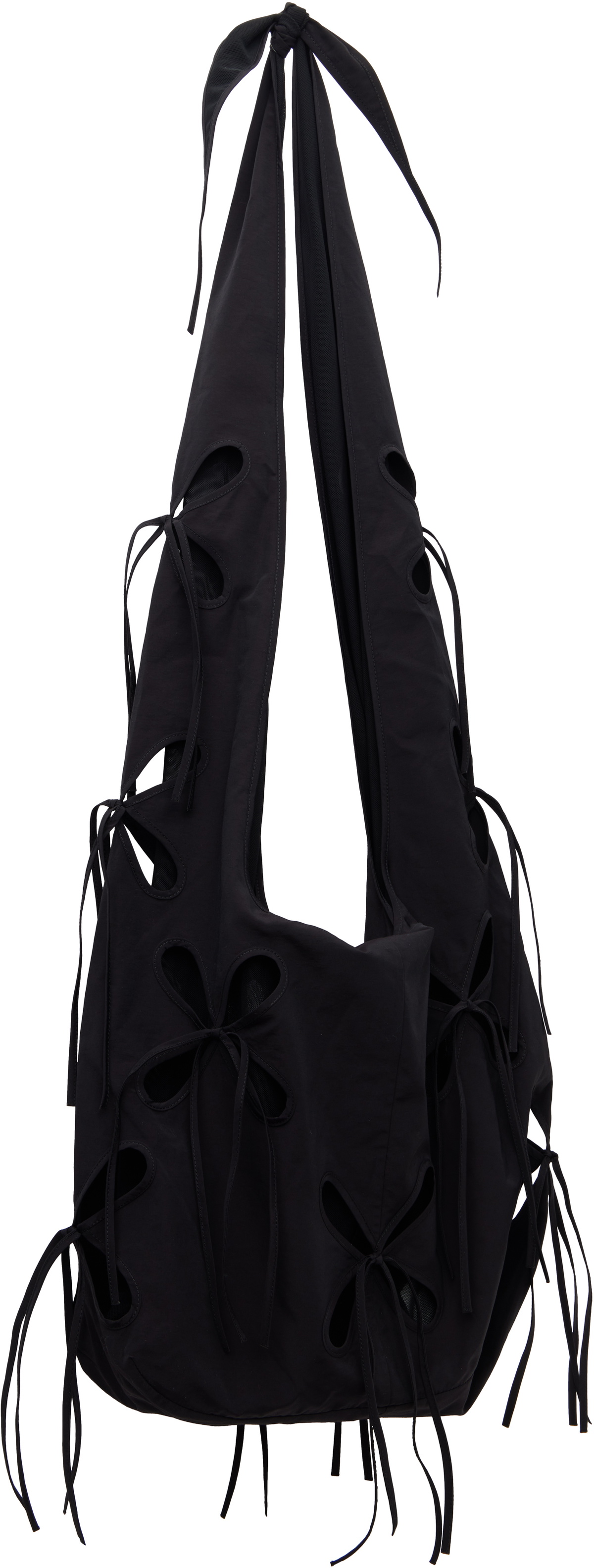 J.Kim Black Chilla Petal Bale Bag