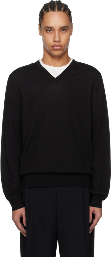 Photo: The Row Black Dimarco Sweater