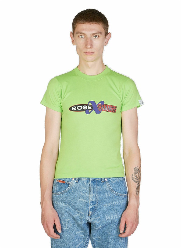 Photo: Martine Rose - Shrunken T-Shirt in Green