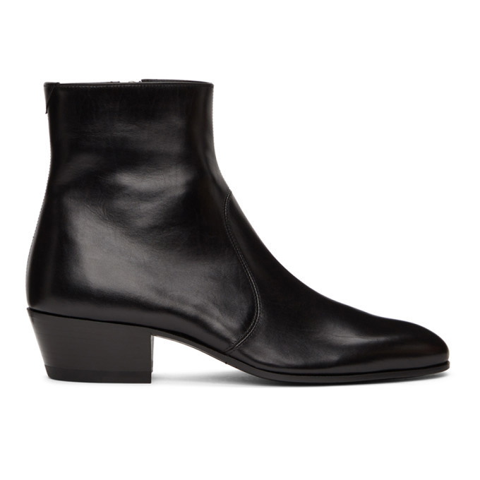 Photo: Saint Laurent Black Cole Boots