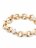 Lizzie Mandler Fine Jewelry 18K Yellow Gold Micro Chain Diamond Ring