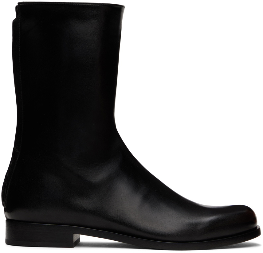 Bottega Veneta Black Cushion Lux Boots