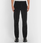 Canali - Black Cotton-Blend Corduroy Trousers - Black