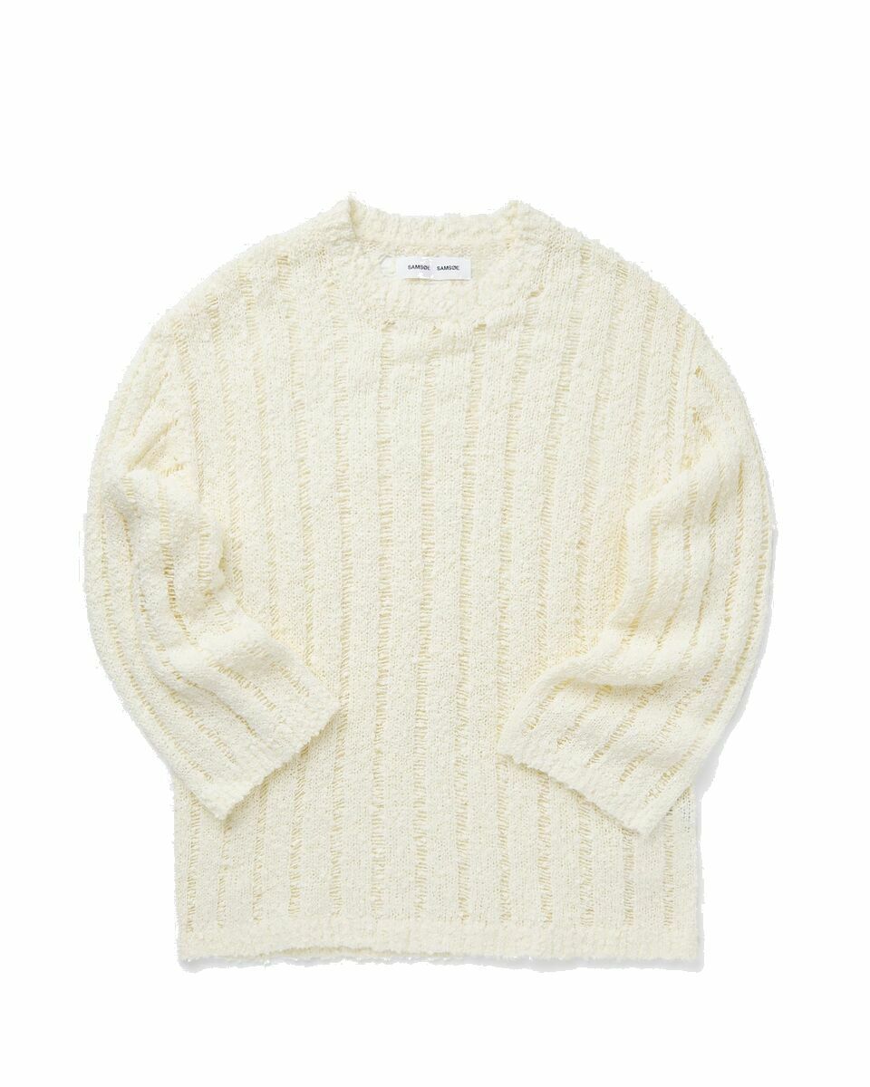 Photo: Samsøe & Samsøe Sajulia Sweater 15257 White - Womens - Pullovers