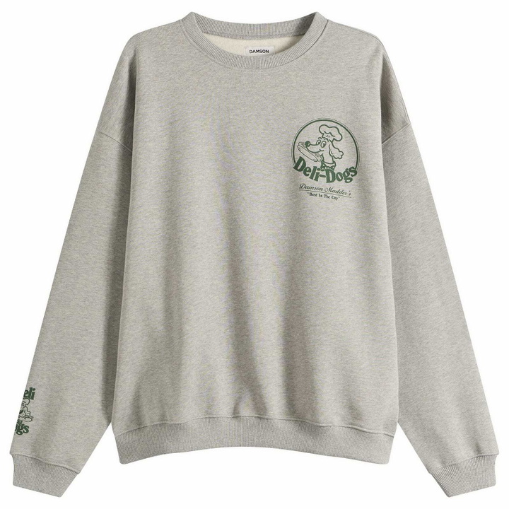 Photo: Damson Madder Women's Deli Dog Sweatshirt in Grey