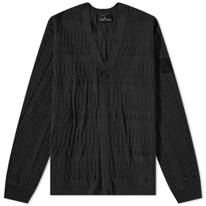 Photo: Stone Island Shadow Project Knitted Cardigan