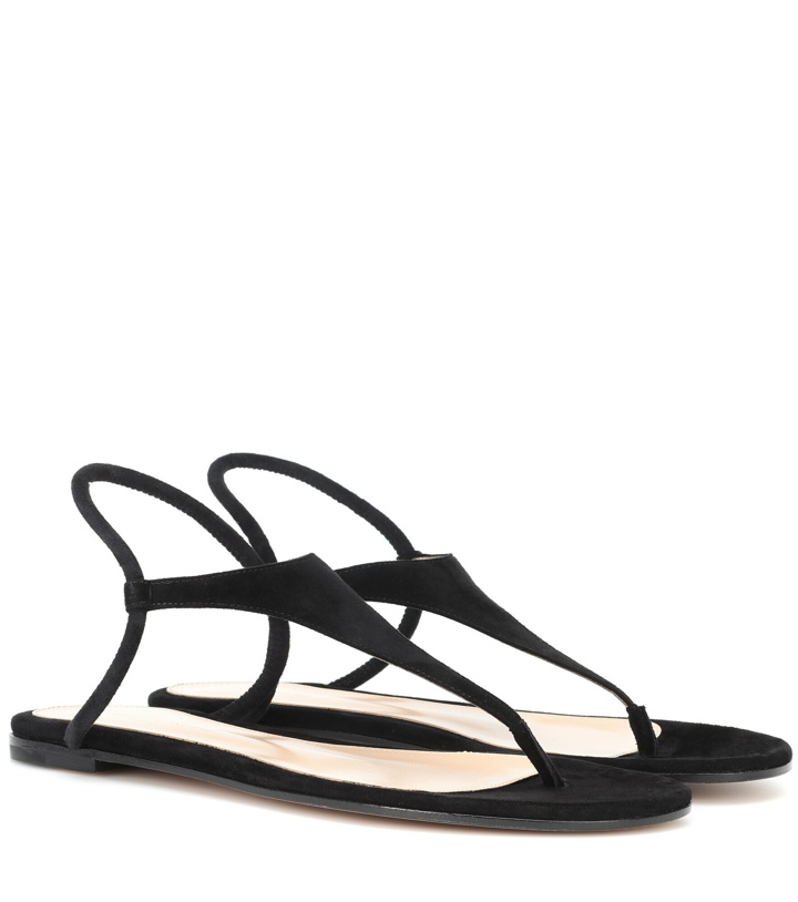 Photo: Gianvito Rossi - Anya suede thong sandals