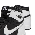 Air Jordan 1 Retro High OG Sneakers in Black/White