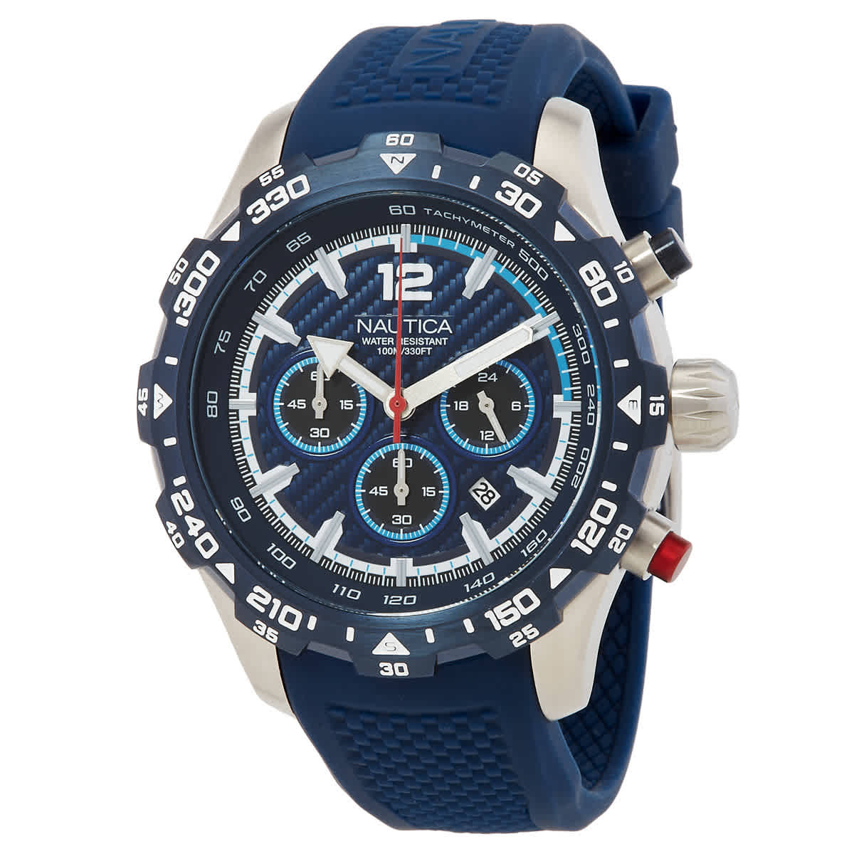 Nautica Orologio Casual NAPLSF019 - Quadrante Verde Con Cinturino In Tessuto Riciclato - Cassa Grigia 40mm - Impermeabile 5ATM - Edizione Autunno - 2