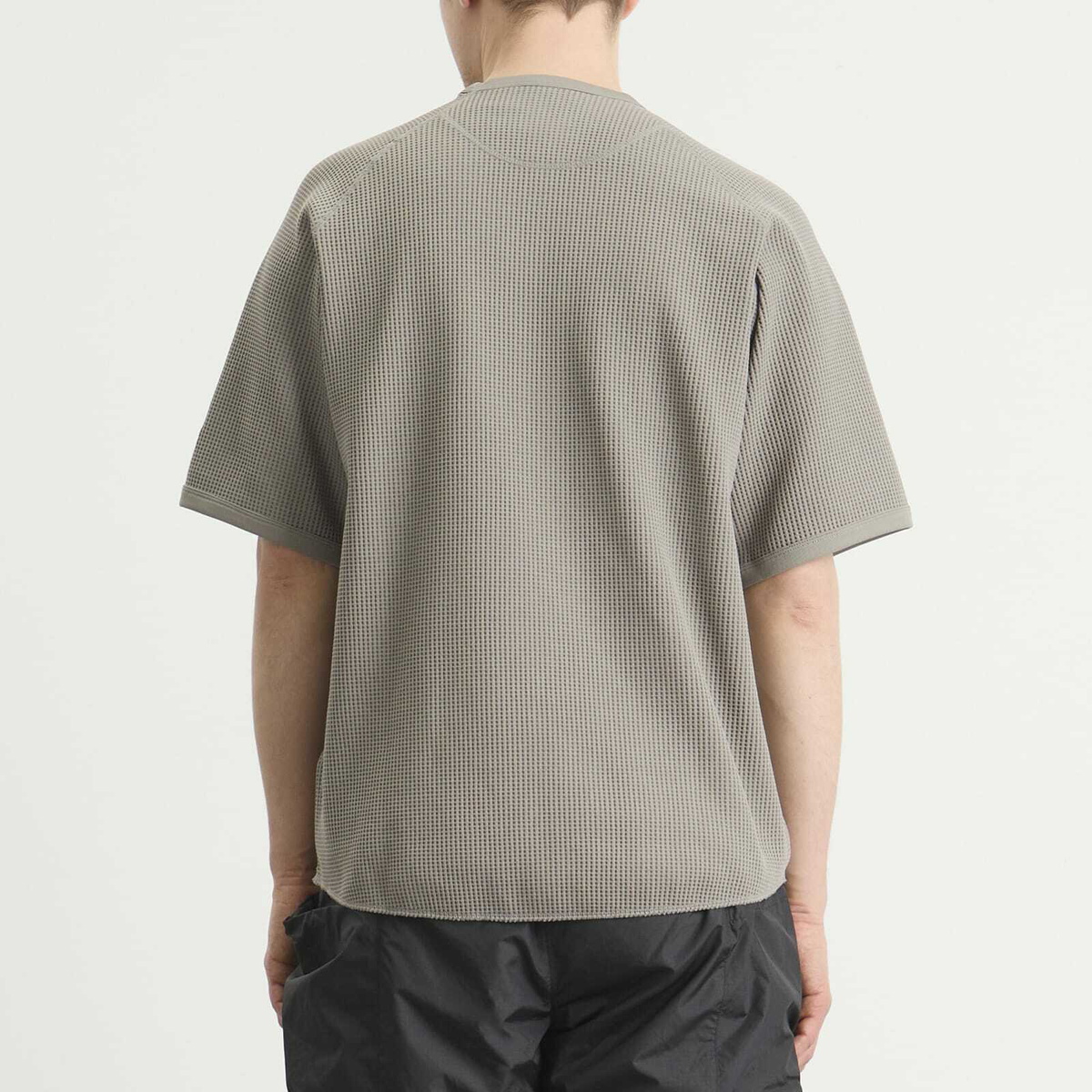Goldwin Men's Waffle Light T-Shirt in Arid Beige