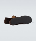The Row Suede loafers