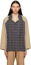 Nicholas Daley Beige Embroidered Shirt
