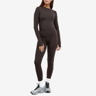 Adanola Women's Long Sleeve Longline Top in Coffee Bean